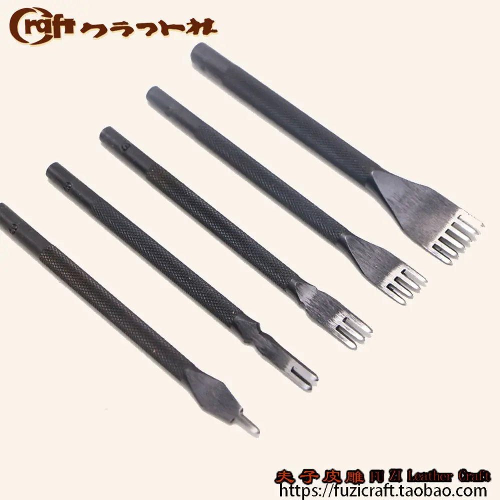 Rhombus Leather Hole Punch Set – 3mm 4mm 5mm 6mm Steel