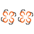 8-Pack First Responder Door Stops – Orange TPU Wedge Jammers