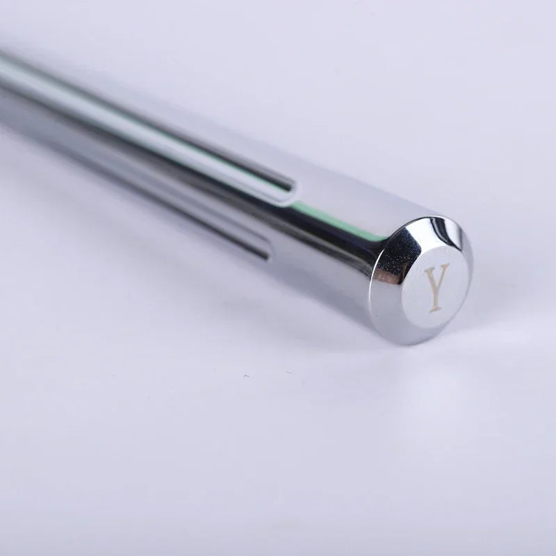 Yaqi Globe Trotter Chrome Brass Safety Razor Handle for Men