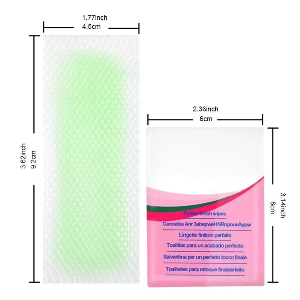 Facial Wax Strips – Hair Removal Kit for All Skin Types