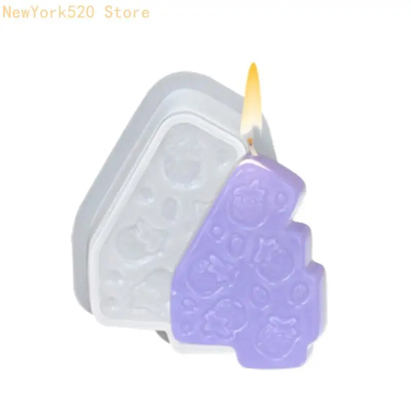 Strawberry Number Silicone Mold for Resin, Soap & Baking