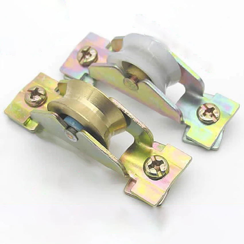 10PCS 22mm Nylon & Copper Bearing Pulleys for Sliding Doors