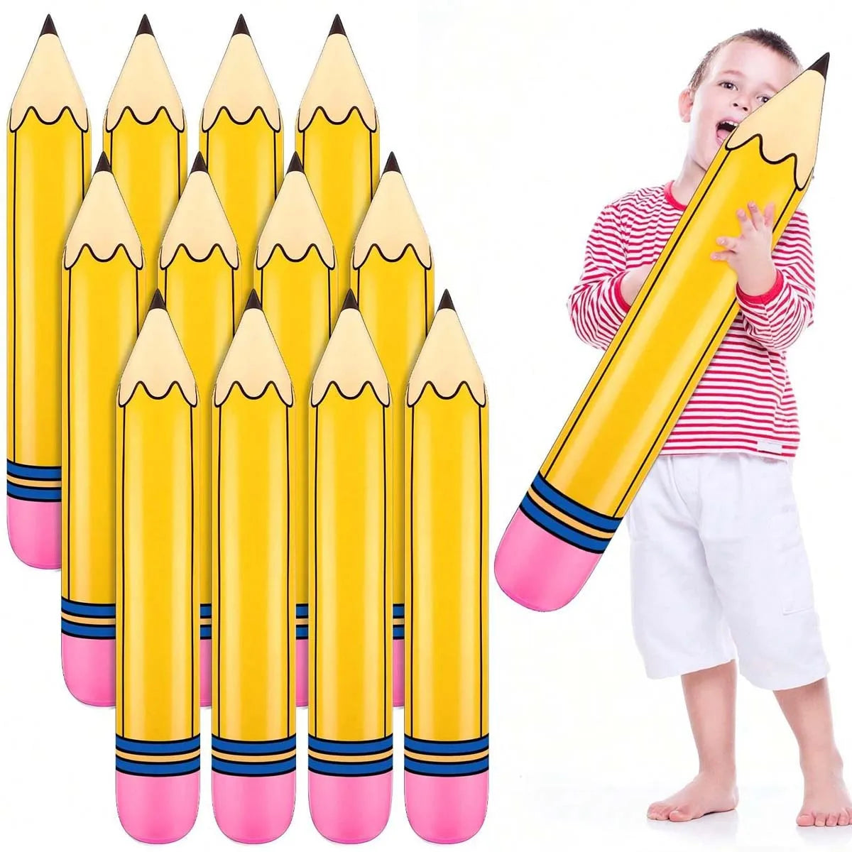 Giant Inflatable Pencil Toy – Kids Party Prop & Decoration