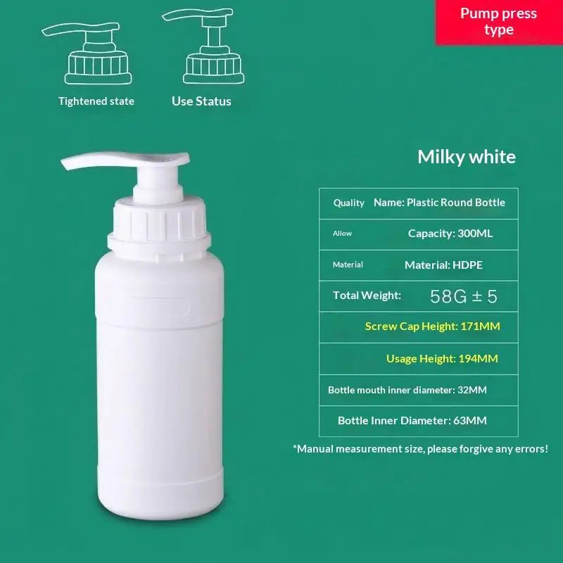 Refillable HDPE Pump Dispenser Bottle 250mL–2L | Lotion & Soap