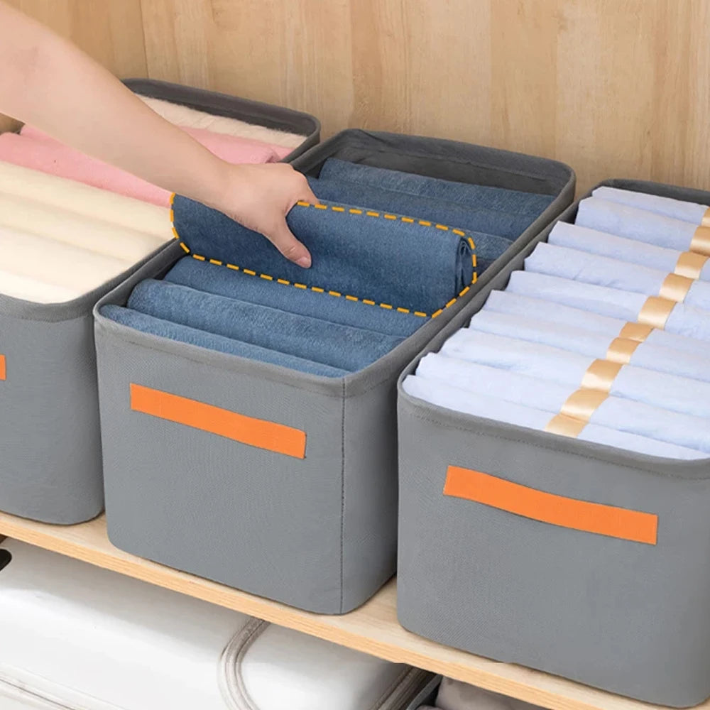 Thicken Non-Woven Clothes Storage Box & Wardrobe Organizer