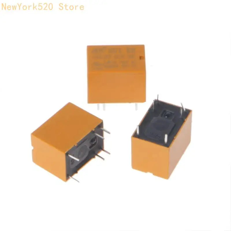 5-Pack HK4100F DC 12V Relay 6-Pin 3A 250VAC Electromagnetic