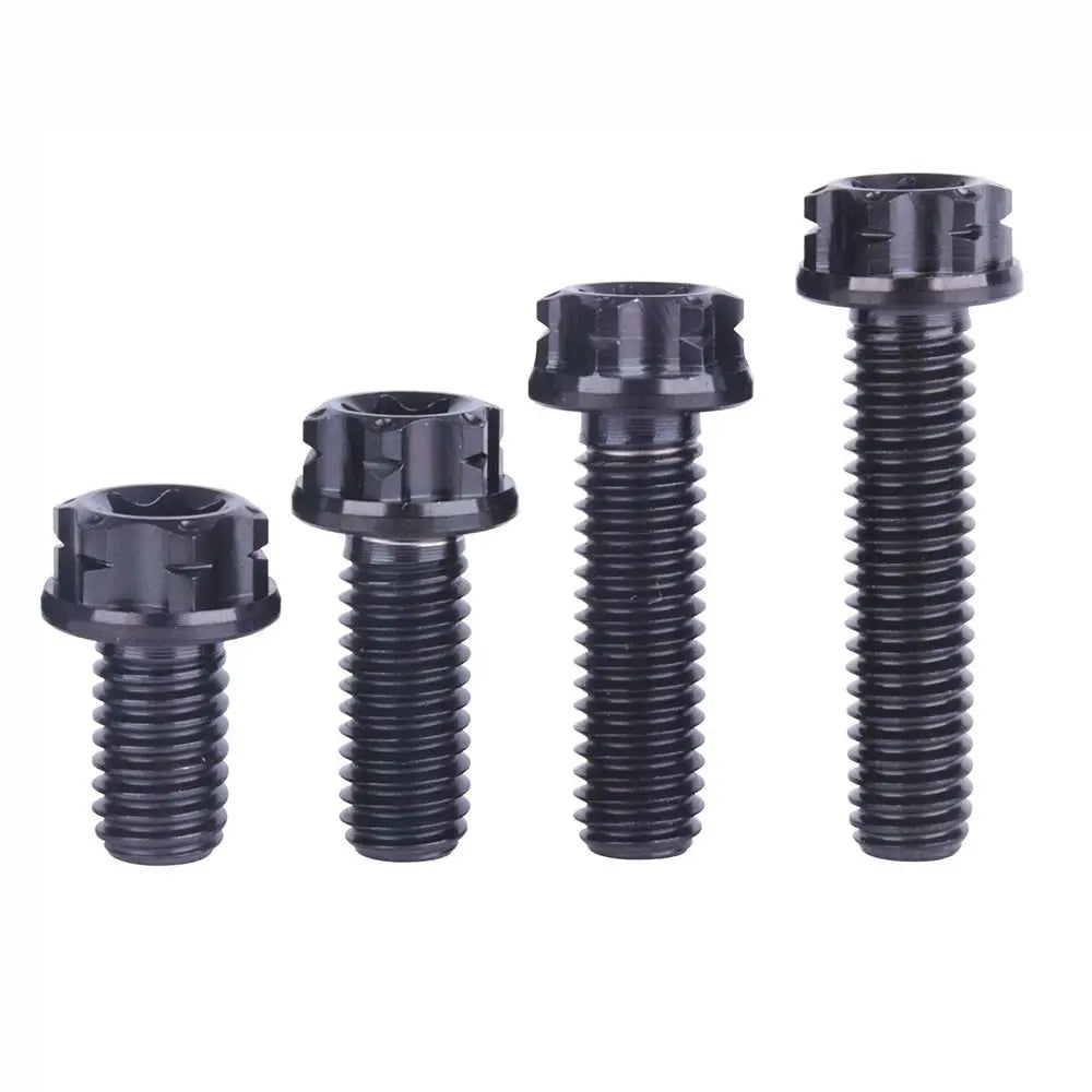 GR5 Titanium M6 Crown Bolt 10–30mm | Anti-Theft Decorative Screw