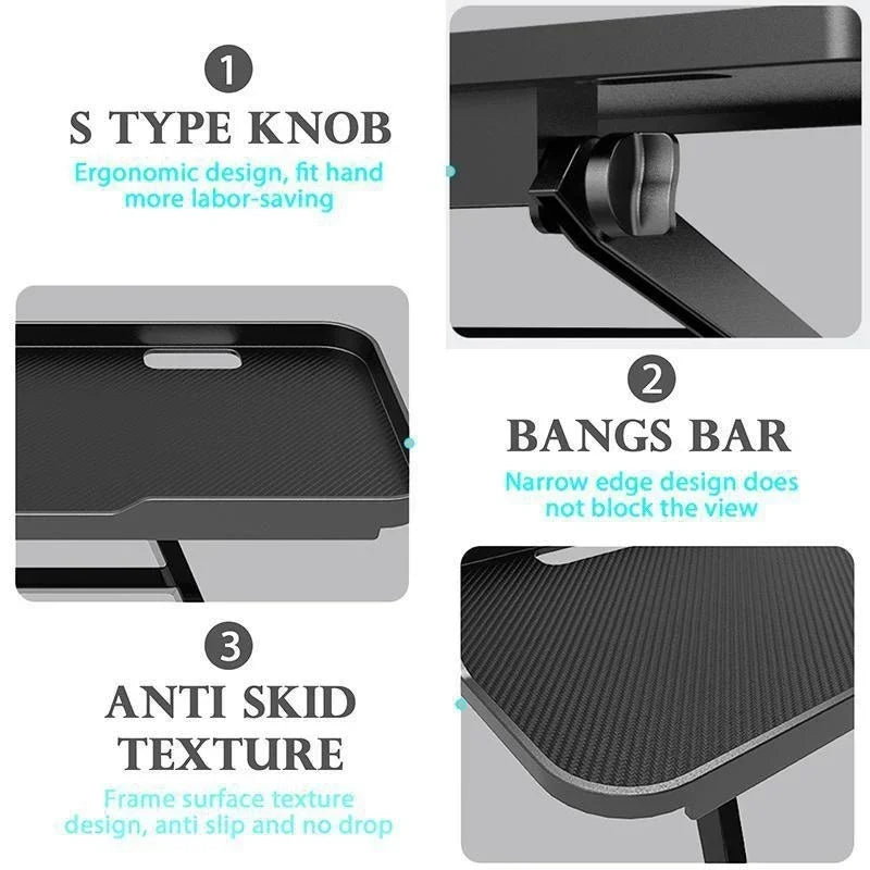 Foldable Monitor Top Shelf – Desktop Organizer Stand