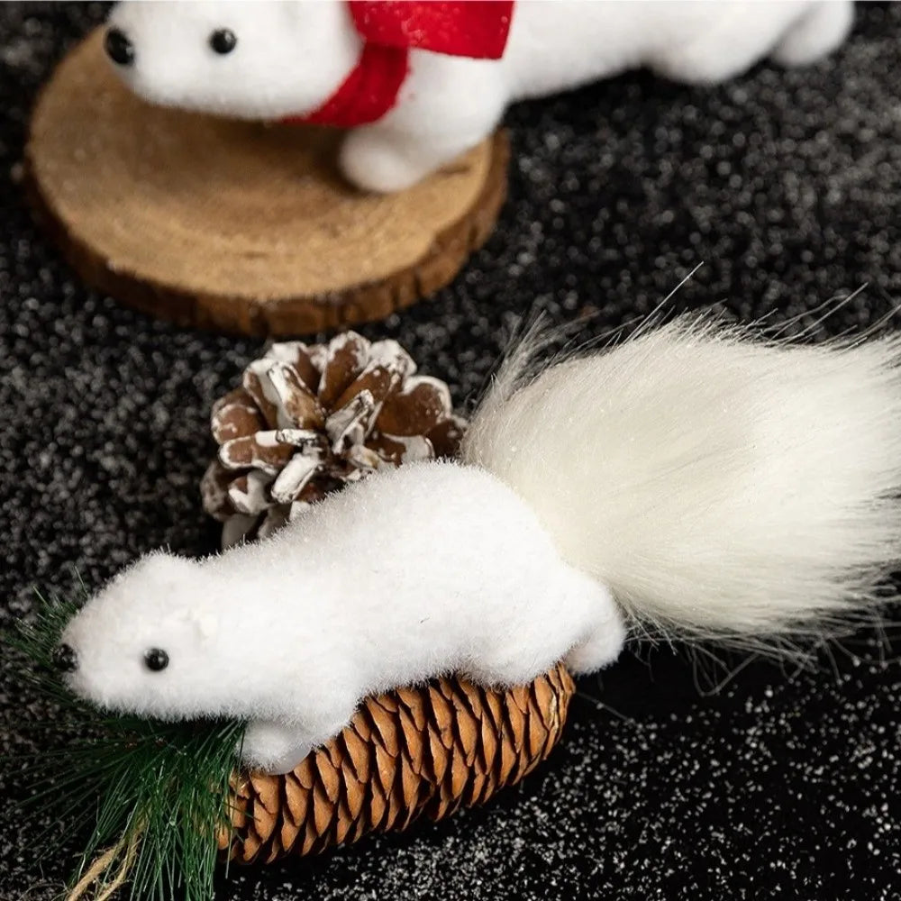 Foam Christmas Squirrel Ornament – Xmas Tree Pendant Decor