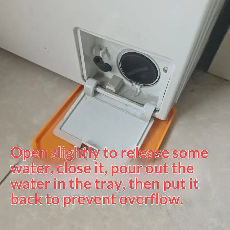 Washing Machine Drain Catch Tray – Leak-Proof PP Drip Pan