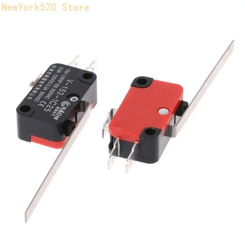 10-Pack V-153-1C25 SPDT Micro Limit Switches – Hinge Lever