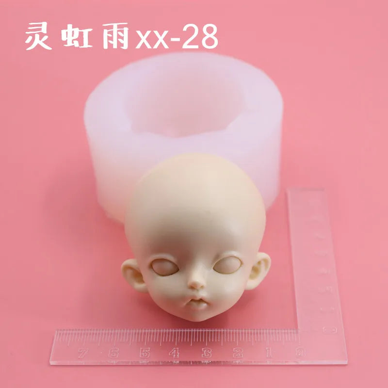 Silicone Clay Face Mold – Fondant & Pottery Sculpting Tool