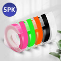 Labelwell Compatible Dymo 3D Embossing Tape 9mm – 5/10/20 Pack