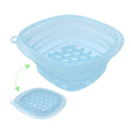Foldable Silicone Face Ice Bath Bowl with Lid & Ice Tray