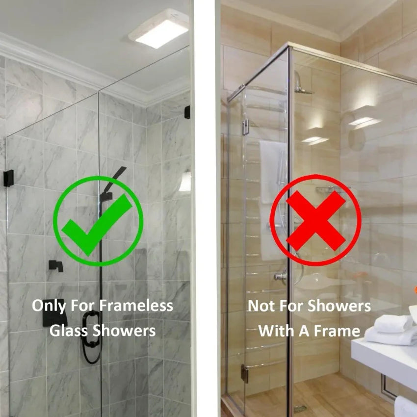 Acrylic Shower Door Hooks – Over Glass Door Towel Hooks