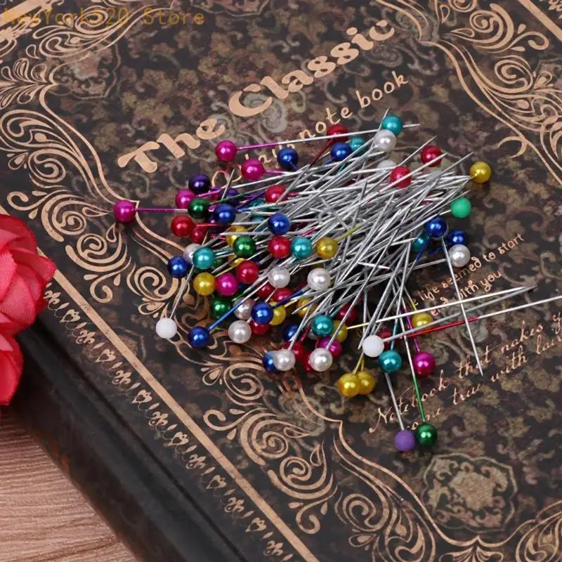 100-Piece Colorful Map Push Pins – Bulletin Board Tacks Set