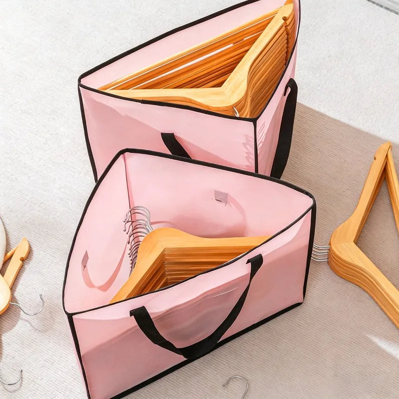 Triangular Hanger Storage Bag – Wardrobe Corner Organizer