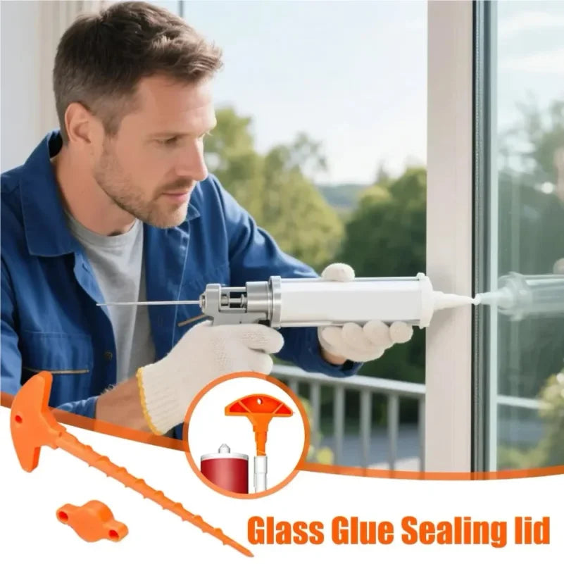 Caulk Saver Set – Sealant Nozzle Cleaner & Sealing Cap