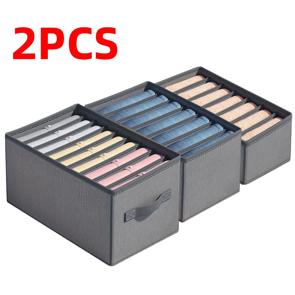 Foldable Clothes Storage Box – Wardrobe & Drawer Organizer