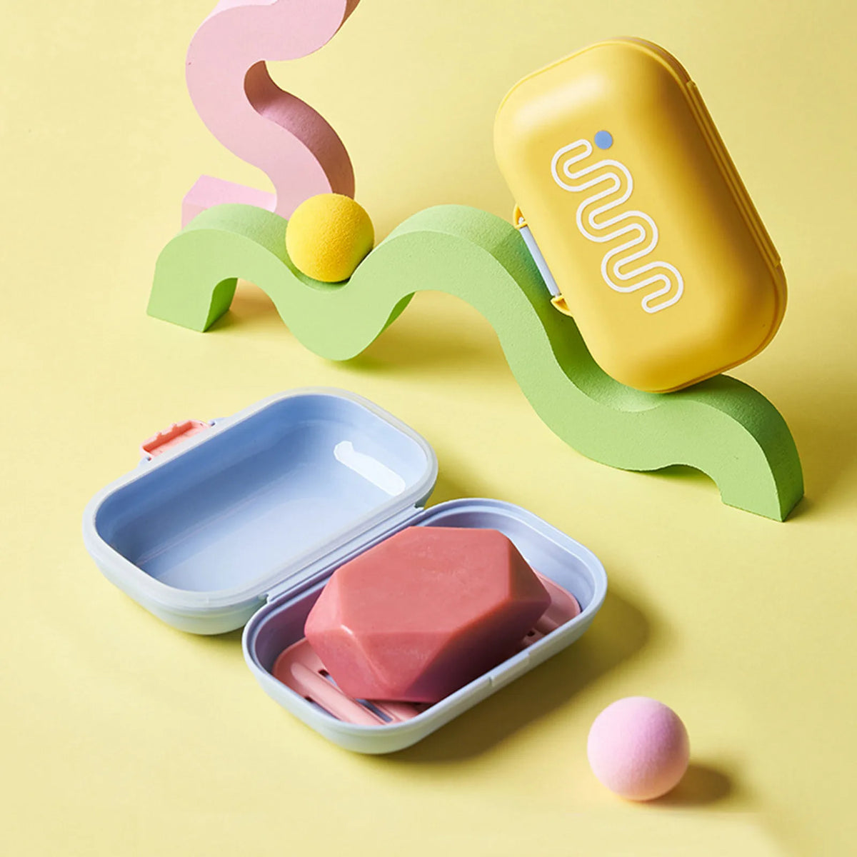 Portable Soap Dish with Leakproof Lid – Travel Soap Box