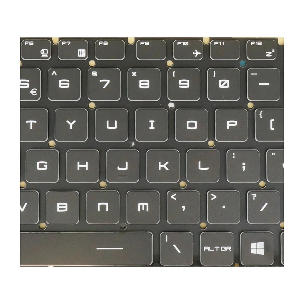 MSI GE75 Raider Keyboard Replacement US Russian Per-Key RGB