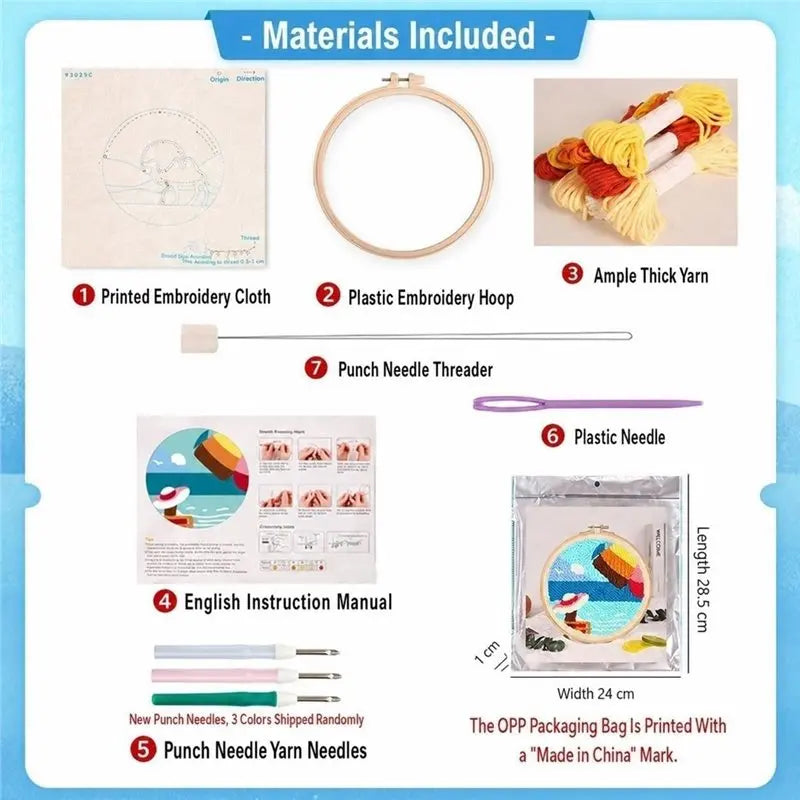 Punch Needle Kit for Adults & Beginners – Cherry DIY Craft