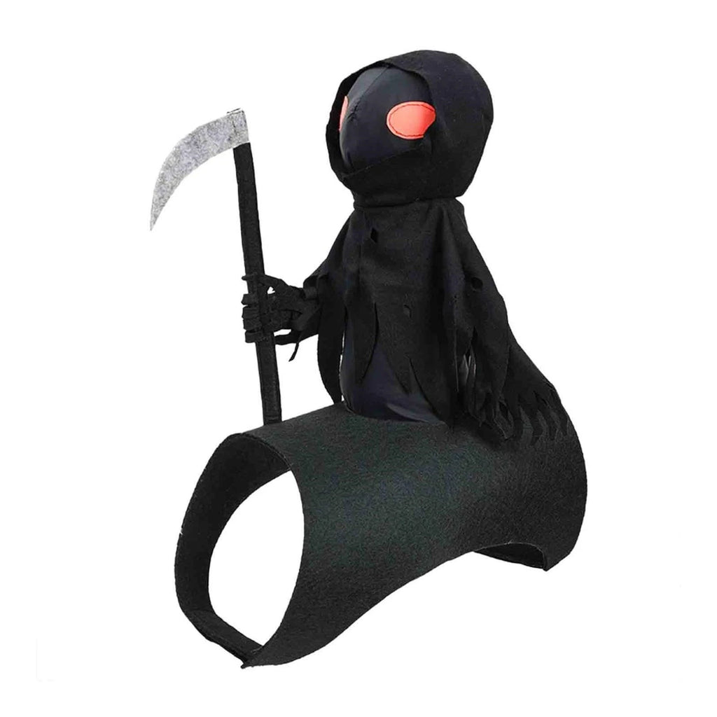 Pet Grim Reaper Halloween Costume – 3D Robe & Hood for Dogs & Cats