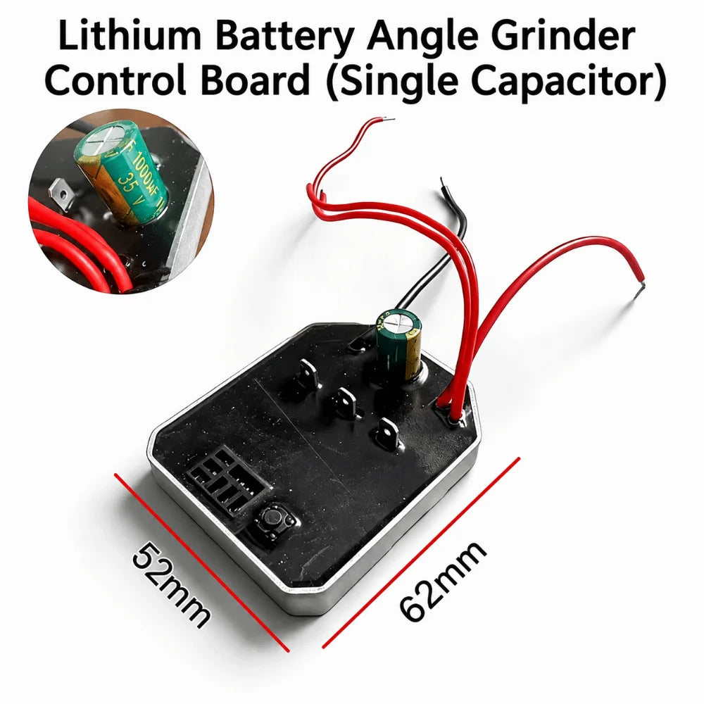 60A Brushless Angle Grinder Control Board 18-21V Speed Controller