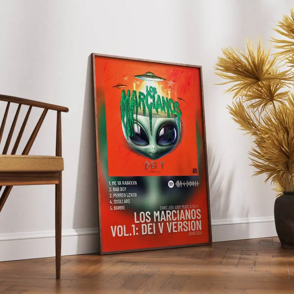 Dei V Self-Adhesive Waterproof Art Poster | Bar & Home Décor
