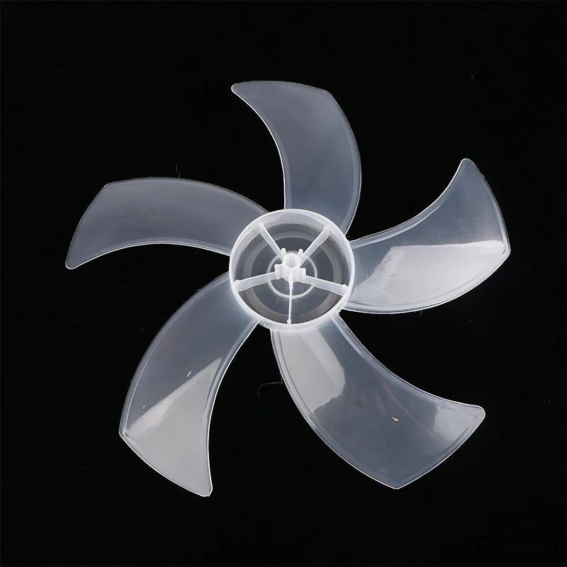 16-Inch 5-Leaf Replacement Fan Blade with Nut Cover – PP Plastic