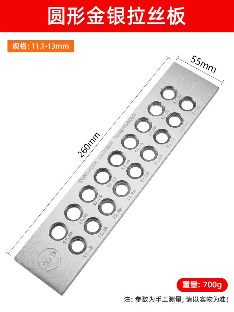 Tungsten Steel Wire Drawing Board – Semi-Circular & Square