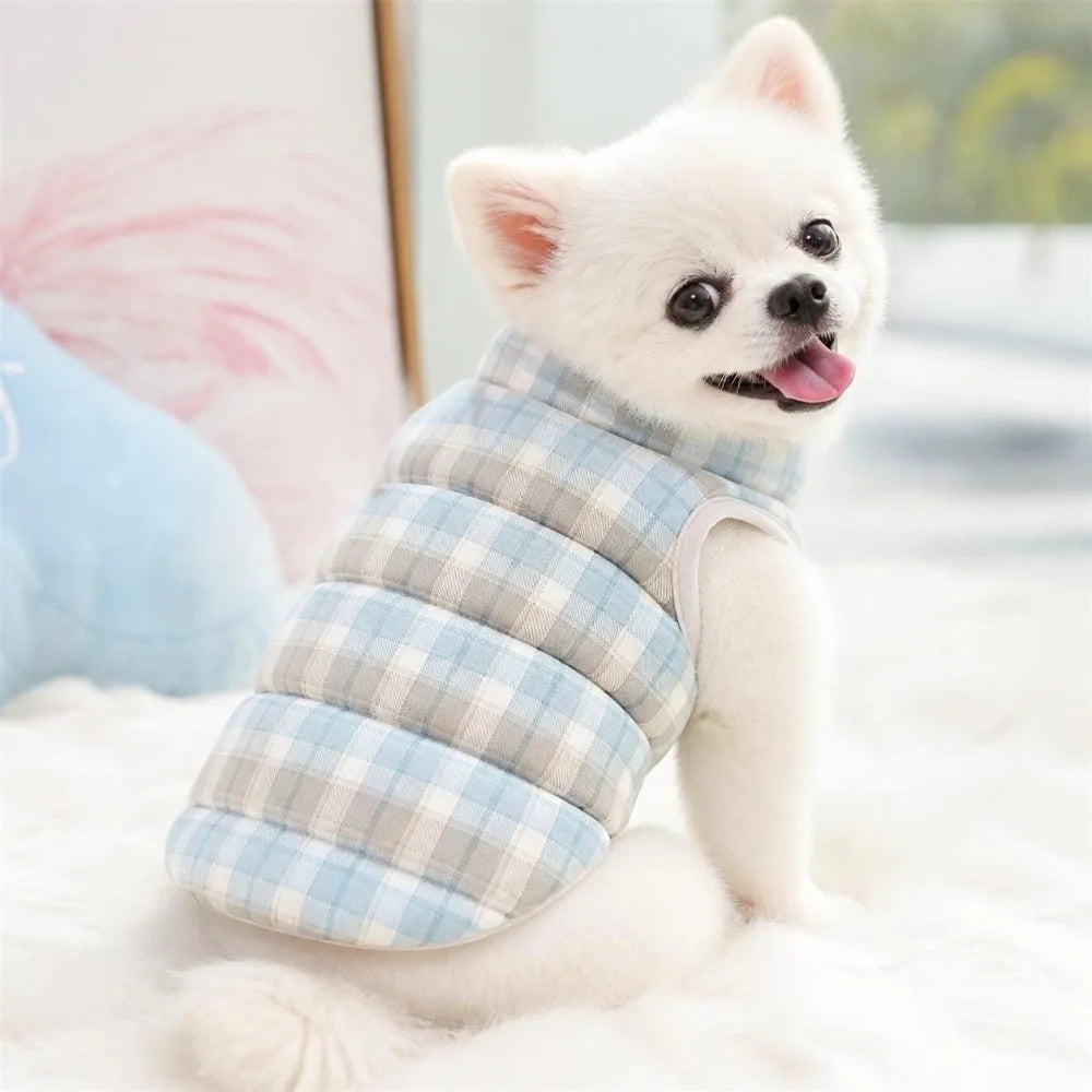 Padded Windproof Dog Vest Coat – Winter Jacket for Puppies