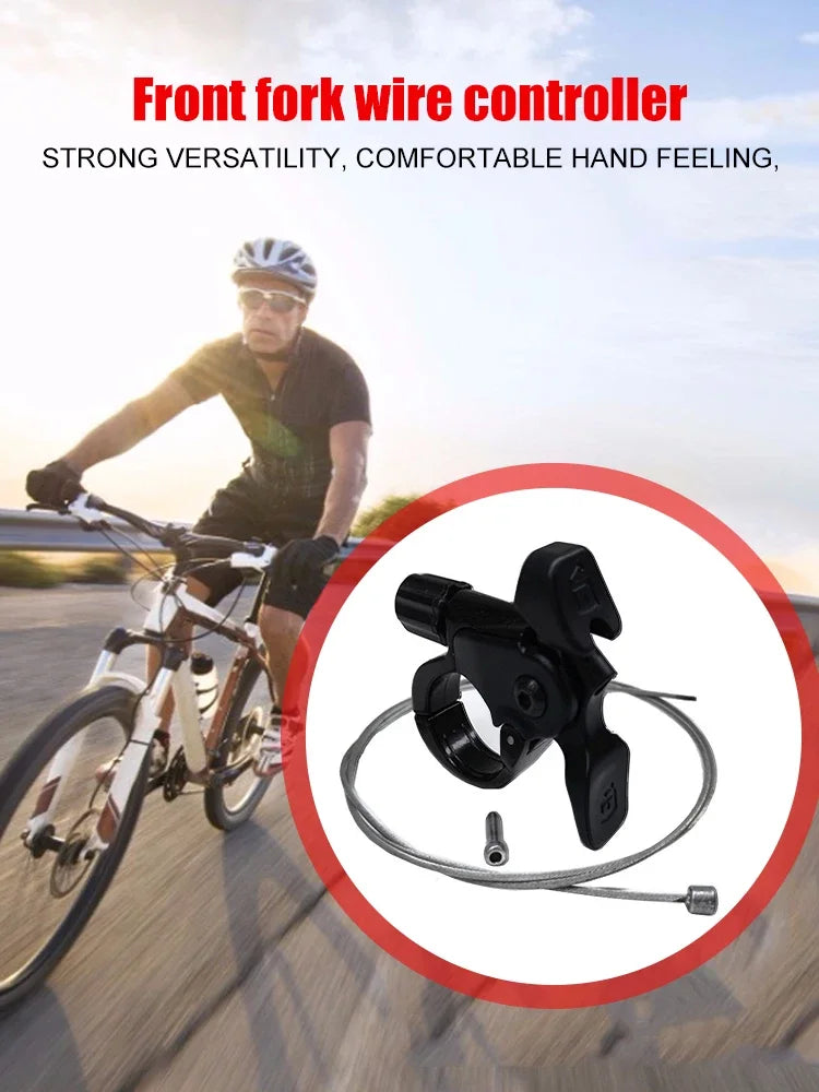 MTB Suspension Fork Remote Lockout Lever Switch with Cable
