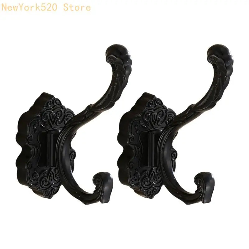 No-Drill Over-Door Hook 2-Pack – Aluminum Alloy Organizer
