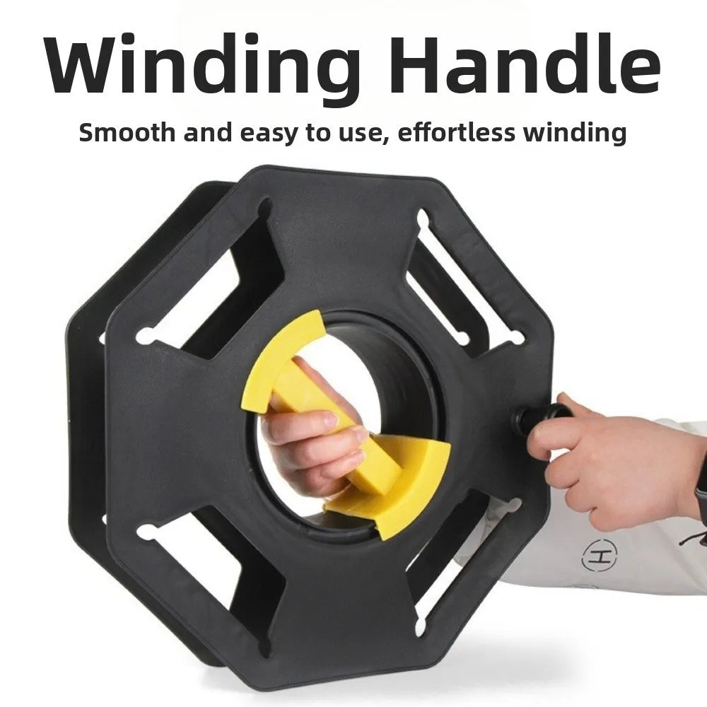 Heavy Duty Hexagonal Anti-Winding Cable Reel | Cord Organizer