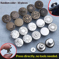 Detachable Metal Jeans Buttons – Adjustable Waist Tightener