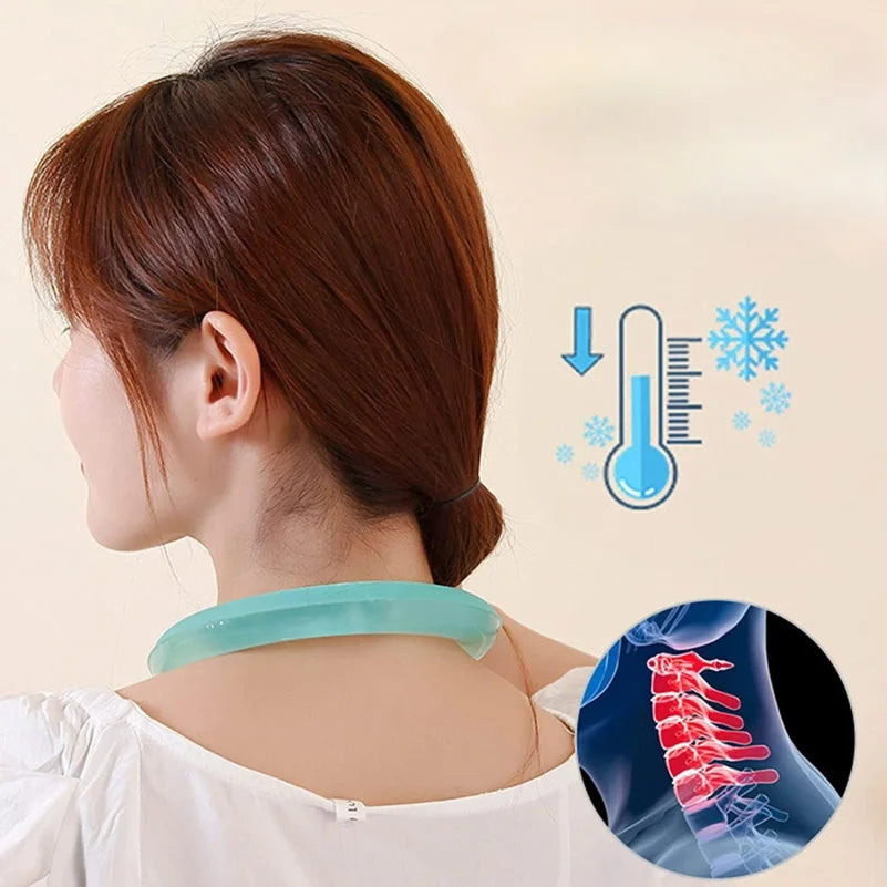 Reusable Cooling Neck Ring – Gel Ice Wrap for Summer Outdoor