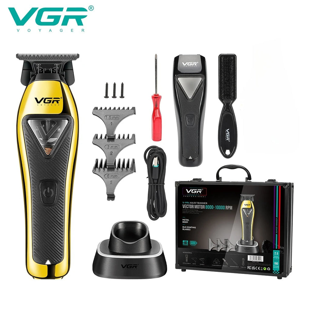 VGR V-994 Professional Hair Clipper 10000 RPM Metal Body