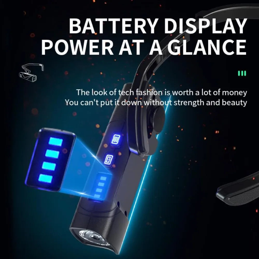 Ear-Mount LED Headlamp Detachable Flashlight USB-C Sensor