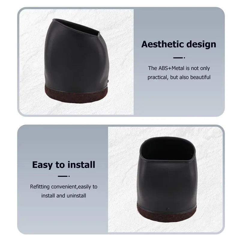 Rubber Chair Wheel Stoppers – Caster Cups & Felt Floor Protectors