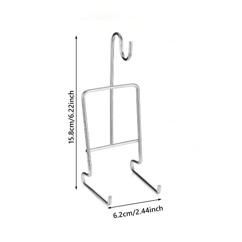 Metal Cup & Saucer Display Stand – Tea Coffee Organizer Rack