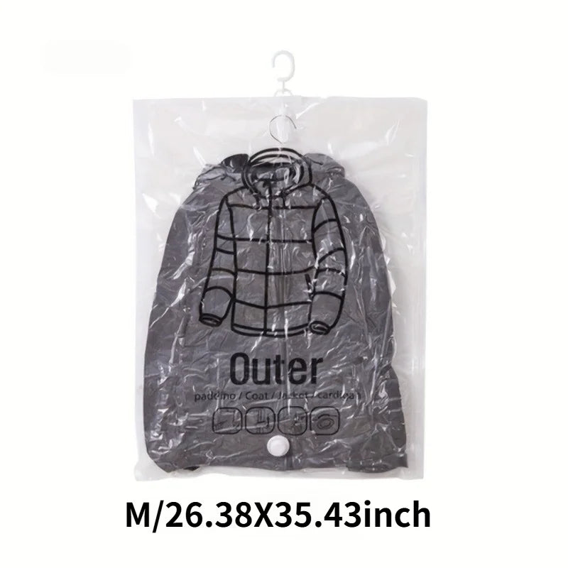 Vacuum Compression Storage Bag with Hook – Space Saver