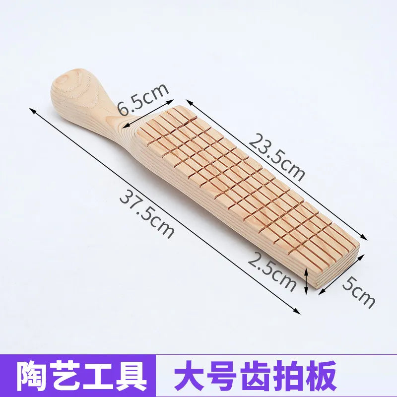 Pottery Clay Slab Roller & Wooden Mallet Set – Ceramic Tool