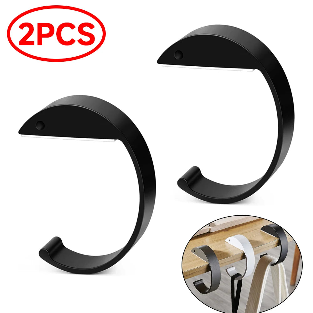 C-Shape Desk Hook – Punch-Free Bag & Headset Hanger
