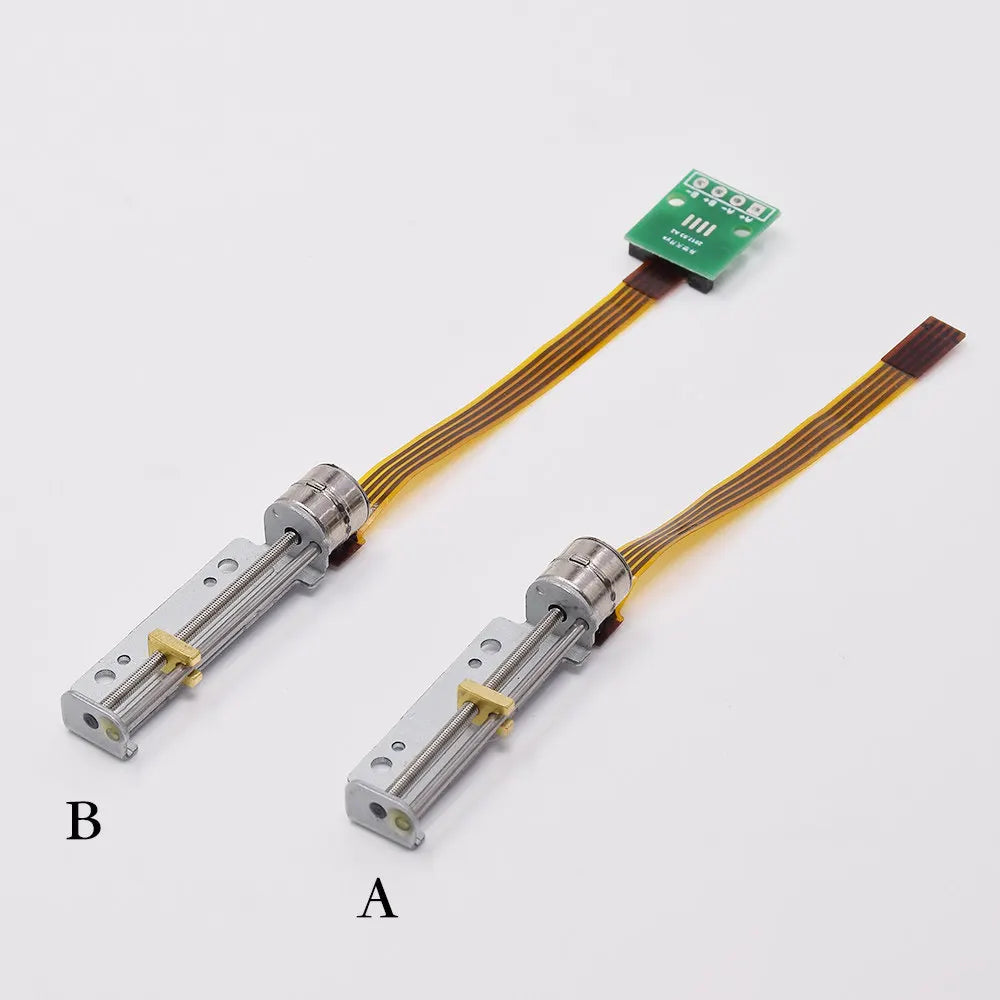 8mm Micro Linear Stepper Motor 5V 2-Phase 4-Wire Screw Actuator