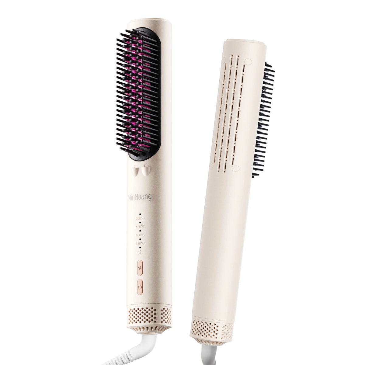 Minhuang Electric Hair Straightener Brush & Curler Comb