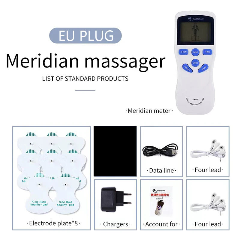 TENS Dual-Channel Muscle Stimulator & Body Massager Device