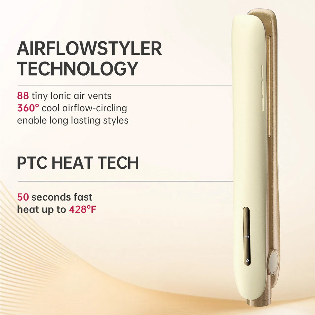 2-in-1 Travel Flat Iron – Ceramic Negative Ion Hair Straightener