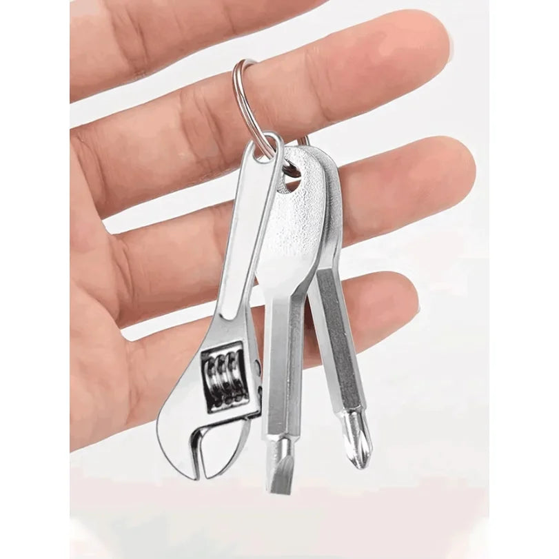 3-Piece Mini Screwdriver Keychain Set – Portable Multitool
