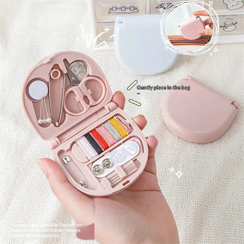 Portable Travel Sewing Kit with Storage Case – Complete Set